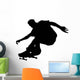 Skate Boarding Silhouette Wall Decal