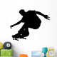 Skate Boarding Silhouette Wall Decal