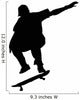 Skate Boarding Silhouette Wall Decal