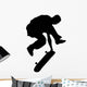 Skate Boarding Silhouette Wall Decal