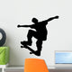 Skate Boarding Silhouette Wall Decal