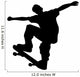Skate Boarding Silhouette Wall Decal