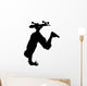 Skate Boarding Silhouette Wall Decal