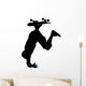 Skate Boarding Silhouette Wall Decal