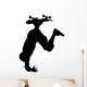 Skate Boarding Silhouette Wall Decal