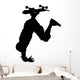 Skate Boarding Silhouette Wall Decal