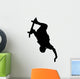 Skate Boarding Silhouette Wall Decal