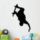 Skate Boarding Silhouette Wall Decal