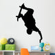 Skate Boarding Silhouette Wall Decal