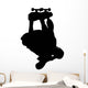 Skate Boarding Silhouette Wall Decal