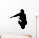 Skate Boarding Silhouette Wall Decal