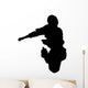 Skate Boarding Silhouette Wall Decal