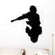 Skate Boarding Silhouette Wall Decal