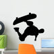 Skate Boarding Silhouette Wall Decal