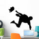 Skate Boarding Silhouette Wall Decal