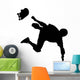 Skate Boarding Silhouette Wall Decal