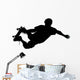 Skate Boarding Silhouette Wall Decal