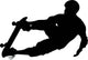 Skate Boarding Silhouette Wall Decal
