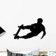 Skate Boarding Silhouette Wall Decal