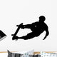 Skate Boarding Silhouette Wall Decal