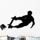 Skate Boarding Silhouette Wall Decal