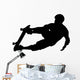 Skate Boarding Silhouette Wall Decal
