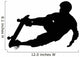 Skate Boarding Silhouette Wall Decal