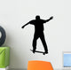 Skate Boarding Silhouette Wall Decal