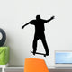Skate Boarding Silhouette Wall Decal