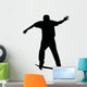 Skate Boarding Silhouette Wall Decal