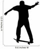 Skate Boarding Silhouette Wall Decal