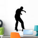 Skate Boarding Silhouette Wall Decal