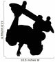 Skate Boarding Silhouette Wall Decal