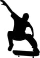 Skate Boarding Silhouette Wall Decal