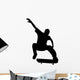 Skate Boarding Silhouette Wall Decal
