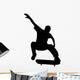 Skate Boarding Silhouette Wall Decal