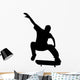 Skate Boarding Silhouette Wall Decal