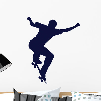 Basic Cmyk Wall Decal shown on a wall