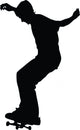 Skateboarding Silhouette Wall Decal
