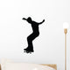 Skateboarding Silhouette Wall Decal