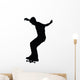 Skateboarding Silhouette Wall Decal