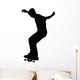 Skateboarding Silhouette Wall Decal