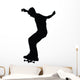 Skateboarding Silhouette Wall Decal