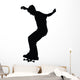 Skateboarding Silhouette Wall Decal
