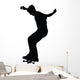 Skateboarding Silhouette Wall Decal