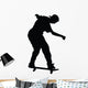 Skateboarding Silhouette Wall Decal