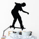 Skateboarding Silhouette Wall Decal