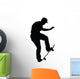 Skateboarding Silhouette Wall Decal