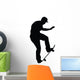 Skateboarding Silhouette Wall Decal