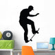 Skateboarding Silhouette Wall Decal